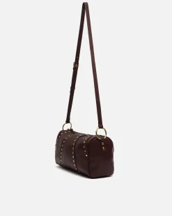 Misako Bolso bowling con detalles metálicos