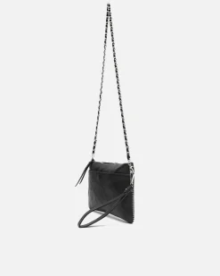 Misako Bolso de fiesta pequeño con detalles metálicos y asa bandolera extraíble