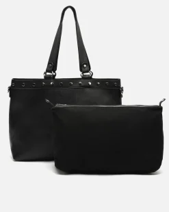 Misako Bolso de hombro grande con detalles metálicos
