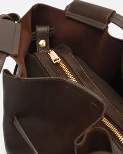 Misako Bolso de hombro grande con neceser extraíble