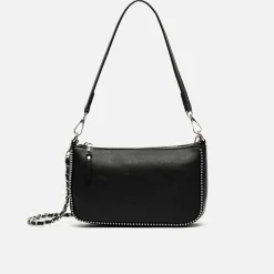 Misako Bolso de hombro pequeño con asa bandolera y detalles metálicos
