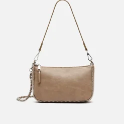 Misako Bolso de hombro pequeño con asa bandolera y detalles metálicos