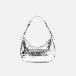 Misako Bolso de hombro pequeño con asa regulable y estampado monogram
