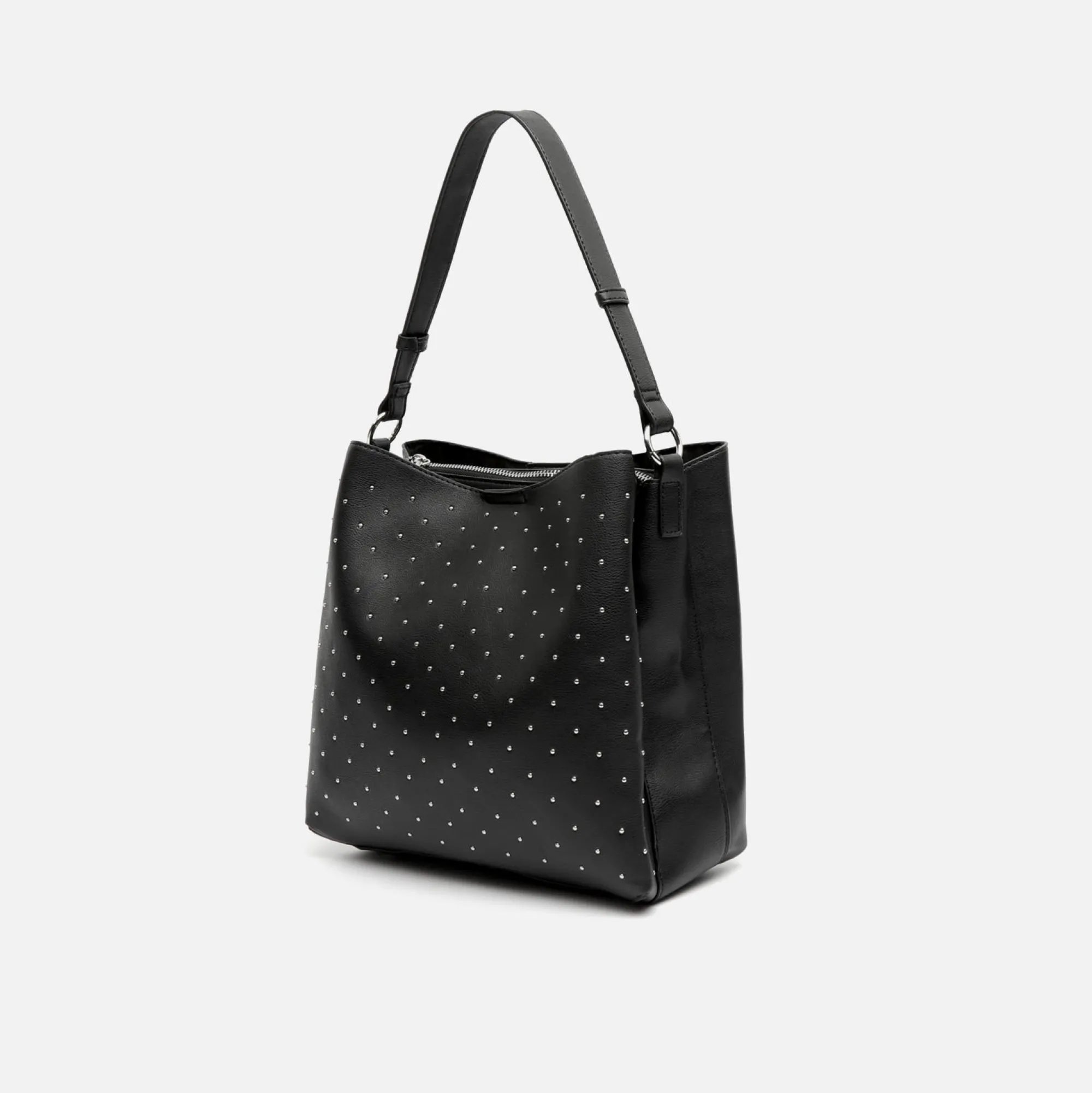 Misako Bolso hobo con asa bandolera y detalles metálicos