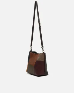 Misako Bolso hobo estampado patchwork con neceser extraíble