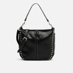 Misako Bolso hobo grande con asa bandolera extraíble y detalles metálicos