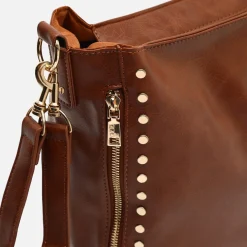 Misako Bolso hobo grande con asa bandolera extraíble y detalles metálicos
