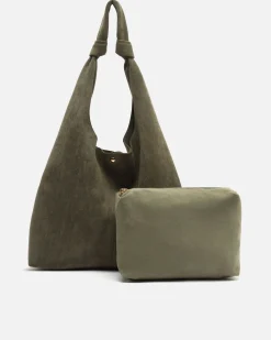 Misako Bolso hobo grande efecto ante con neceser extraíble