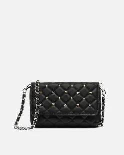 Misako Bolso mini acolchado con detalles metálicos