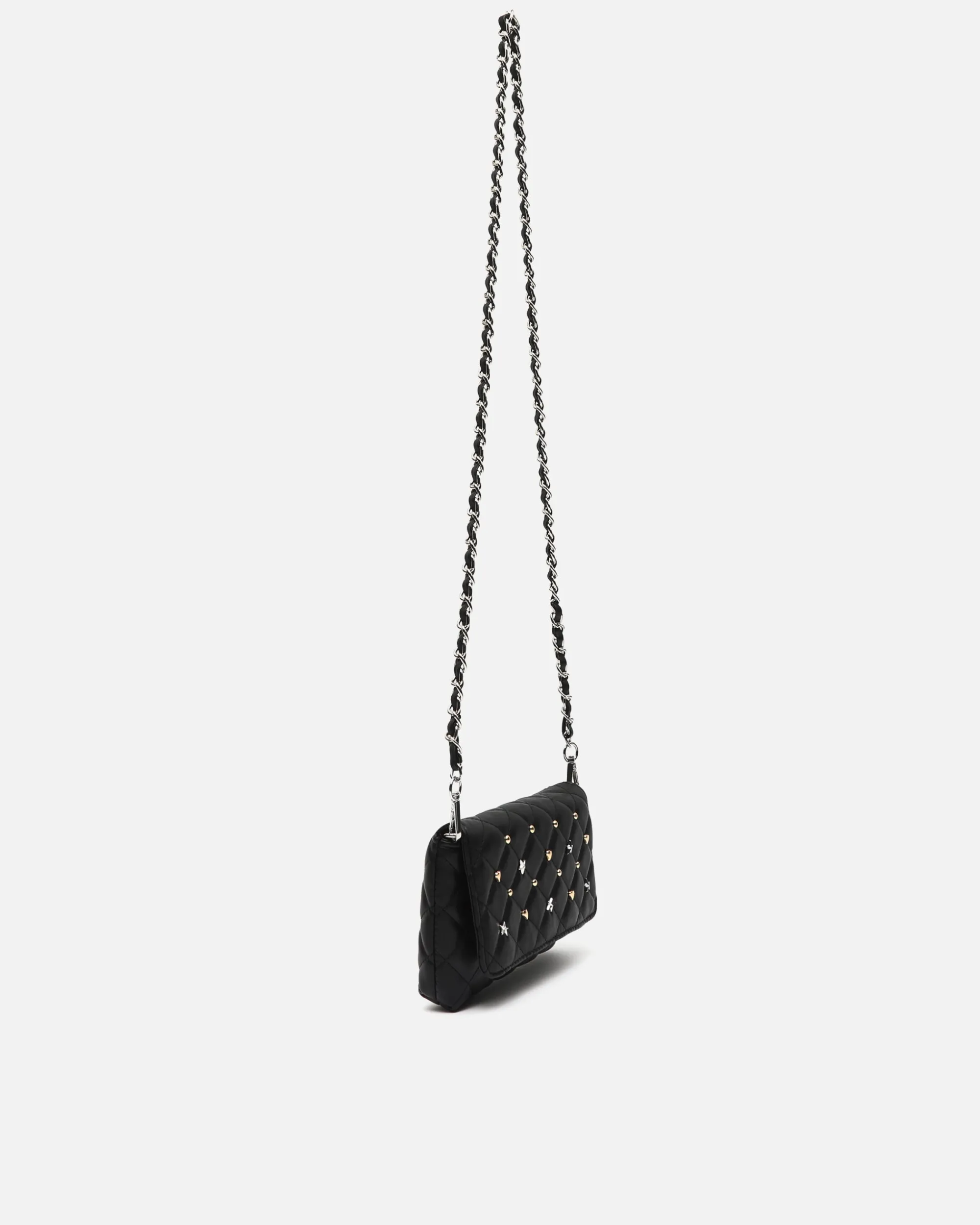 Misako Bolso mini acolchado con detalles metálicos