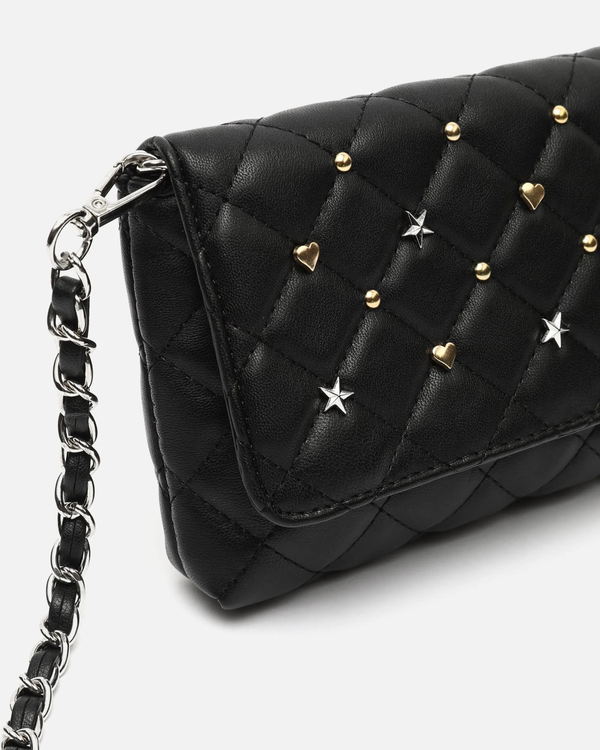 Misako Bolso mini acolchado con detalles metálicos