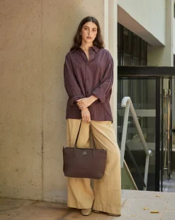 Misako Bolso shopper de nylon con asa bandolera extraíble