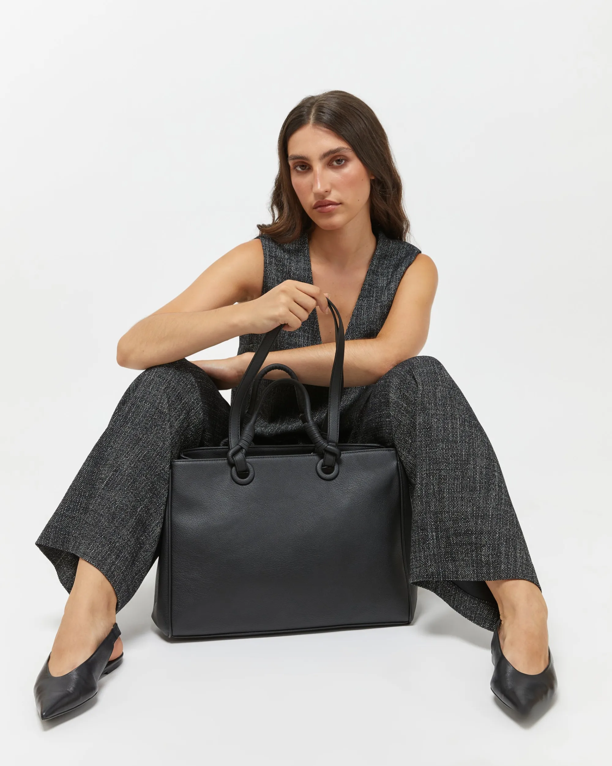 Misako Bolso shopper grande con asa de mano