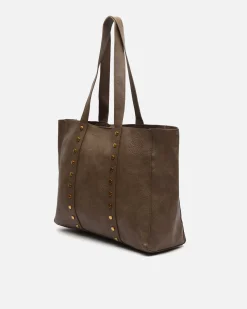 Misako Bolso shopper grande con neceser extraíble y detalles metálicos