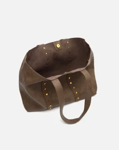 Misako Bolso shopper grande con neceser extraíble y detalles metálicos
