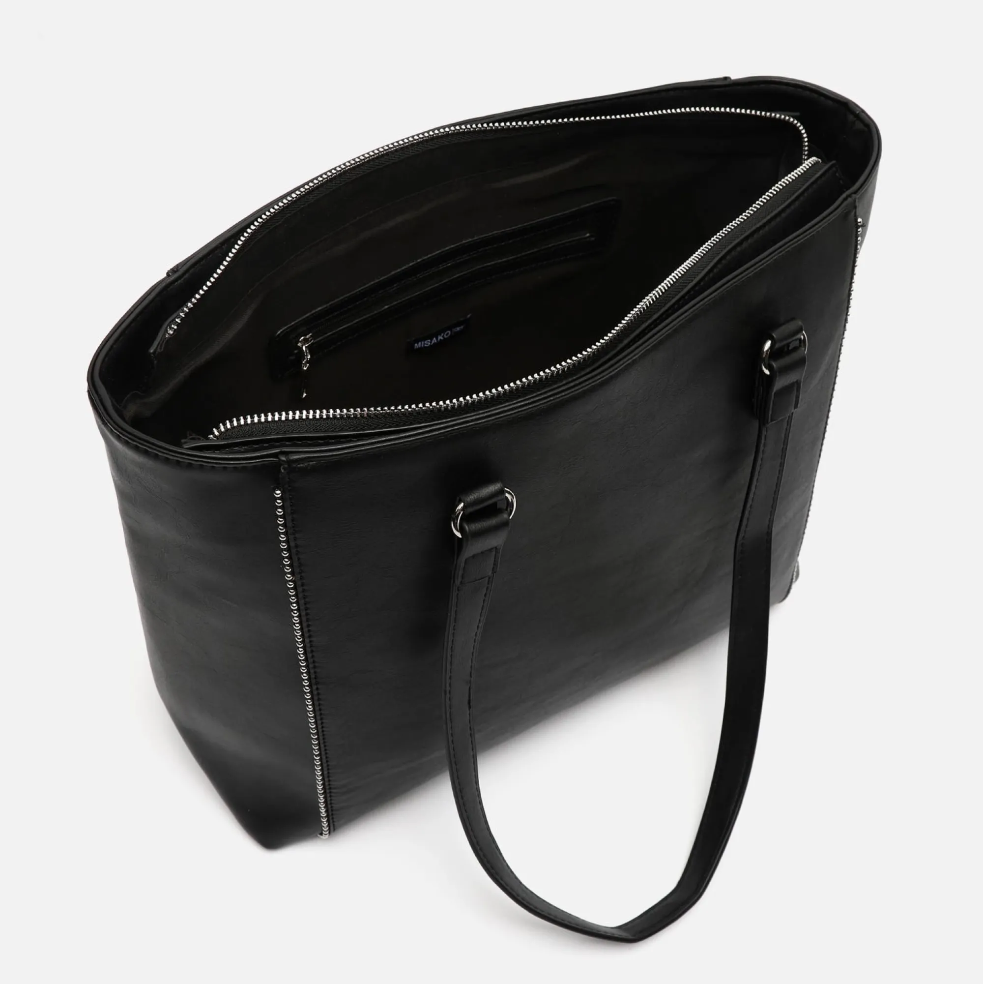 Misako Bolso shopper grande con detalles metálicos