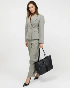 Misako Bolso shopper grande con detalles metálicos