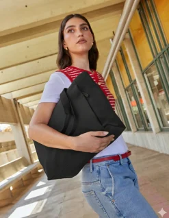 Misako Bolso shopper grande en nylon con bolsillo para portátil (15
