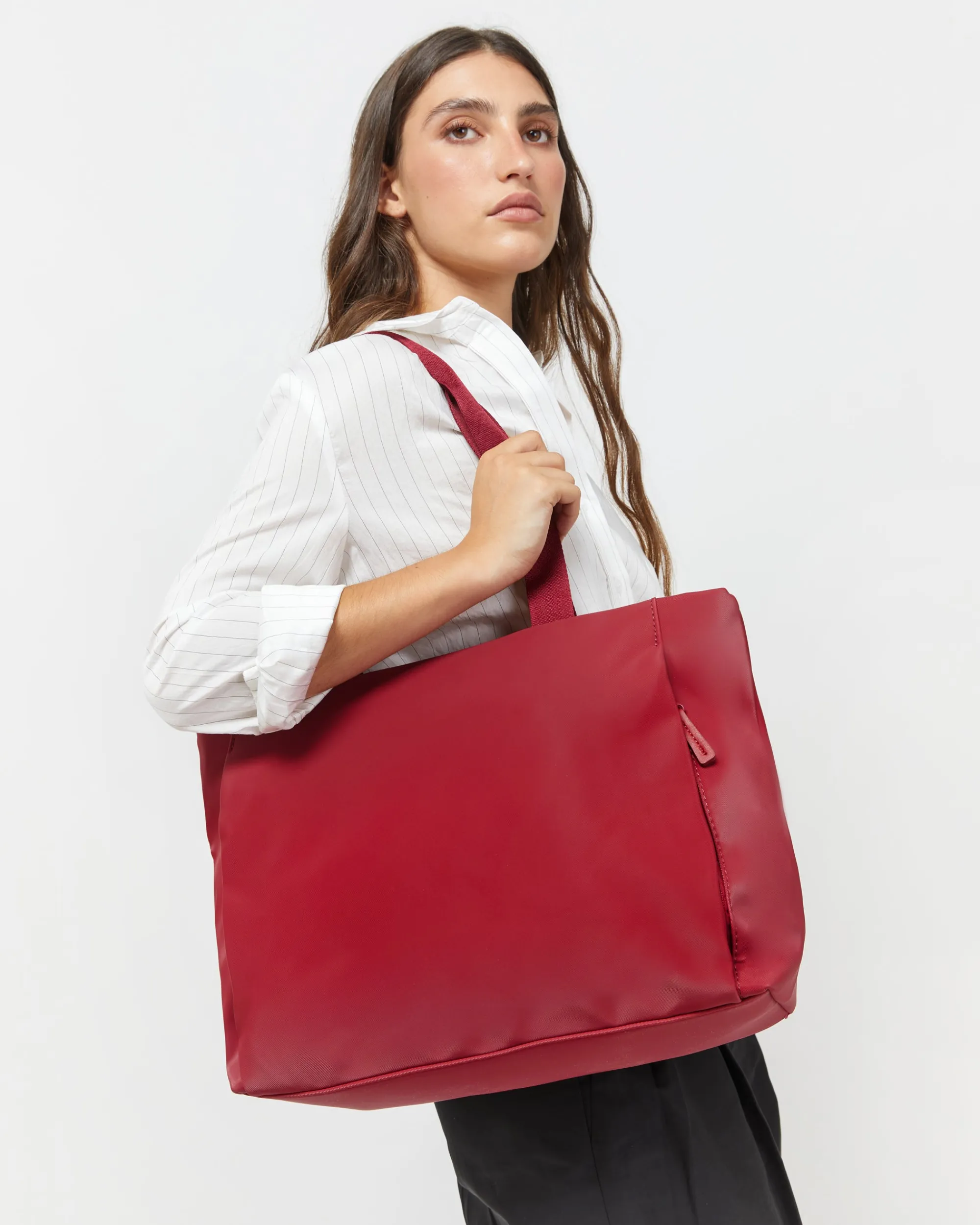 Misako Bolso shopper grande en nylon con bolsillo para portátil (15")