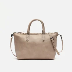 Misako Bolso tote con asa bandolera y detalles metálicos