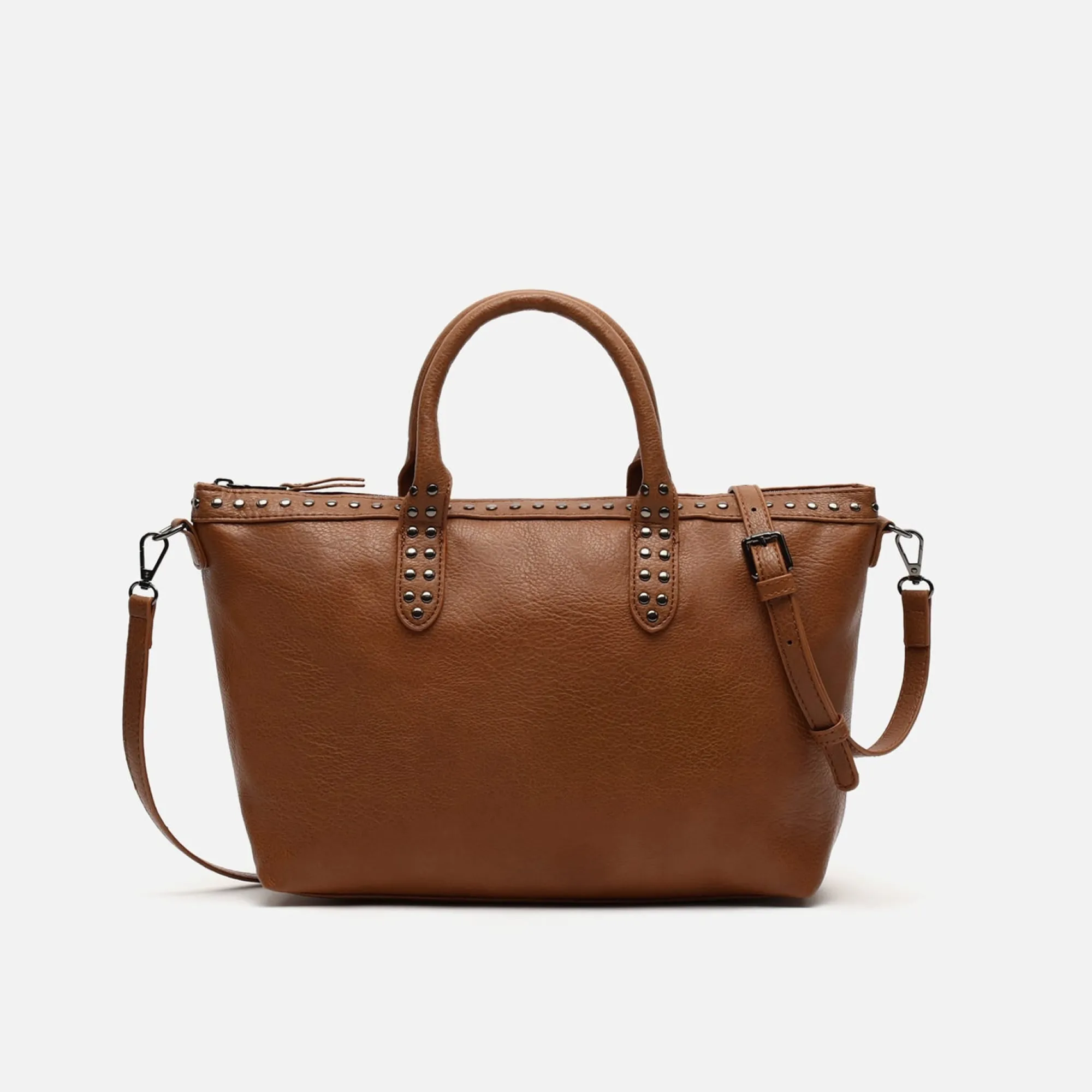 Misako Bolso tote con asa bandolera y detalles metálicos