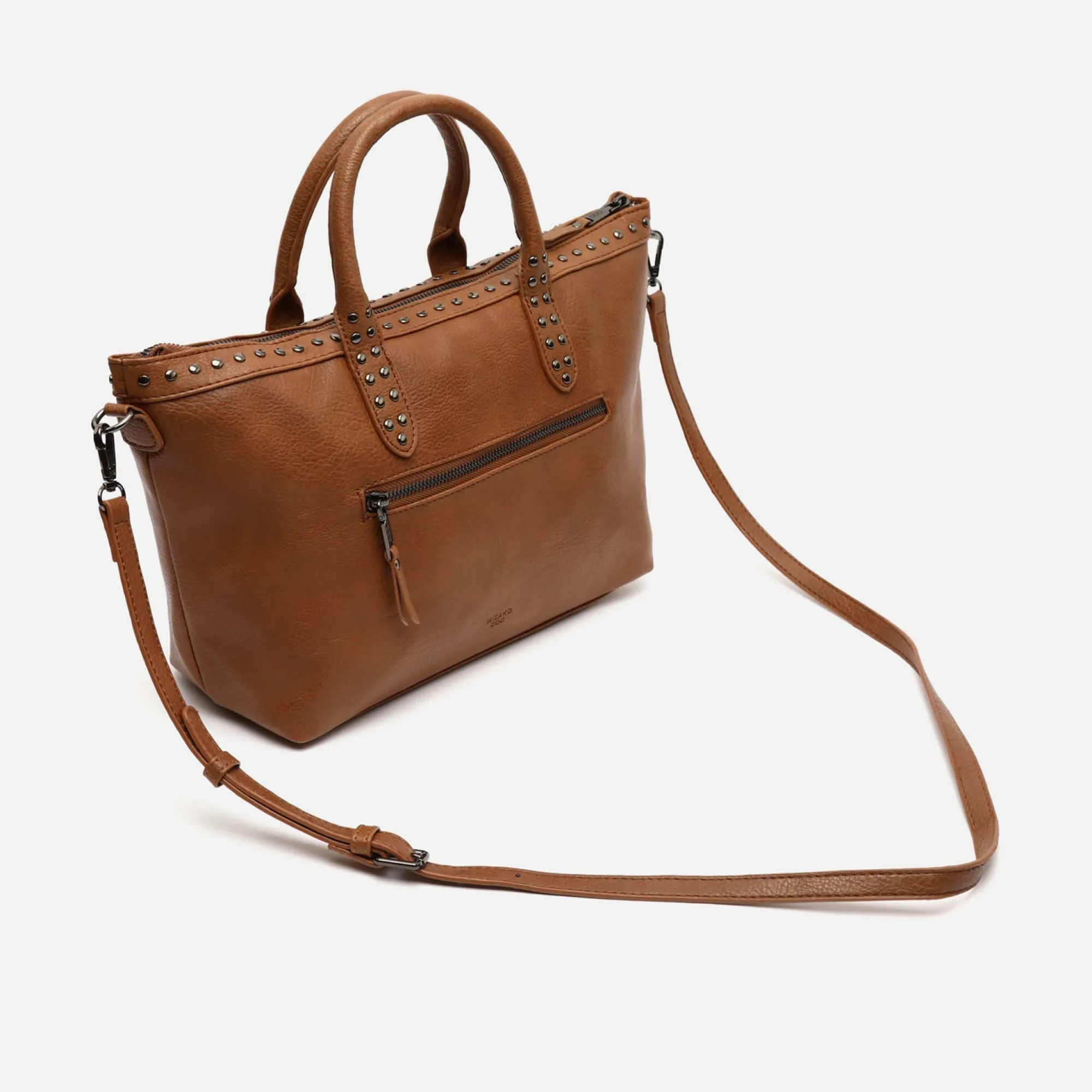 Misako Bolso tote con asa bandolera y detalles metálicos