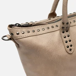 Misako Bolso tote con asa bandolera y detalles metálicos