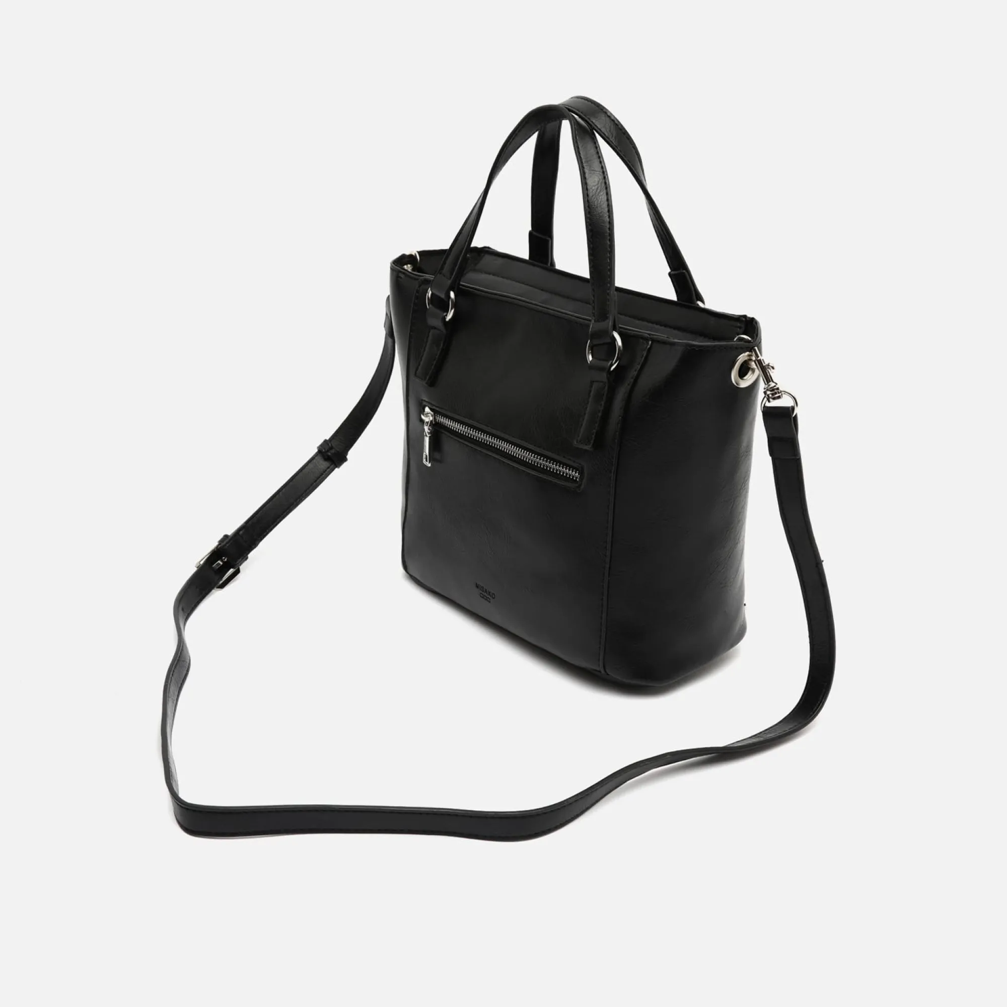 Misako Bolso tote mediano con asa bandolera extraíble y detalles metálicos