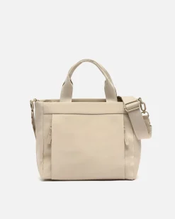 Misako Bolso tote mediano en nylon con asa bandolera extraíble