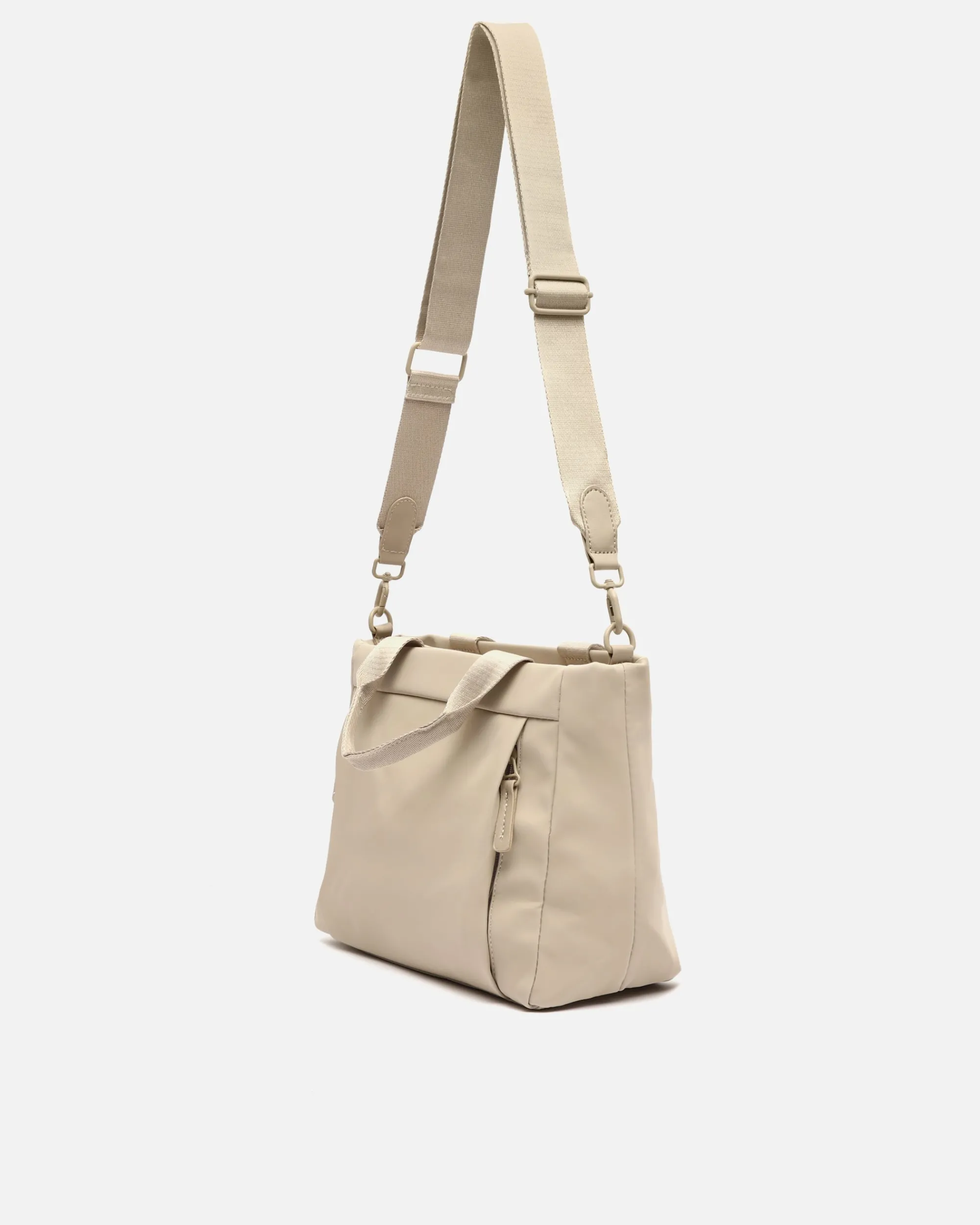 Misako Bolso tote mediano en nylon con asa bandolera extraíble