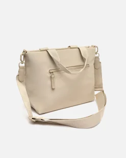 Misako Bolso tote mediano en nylon con asa bandolera extraíble