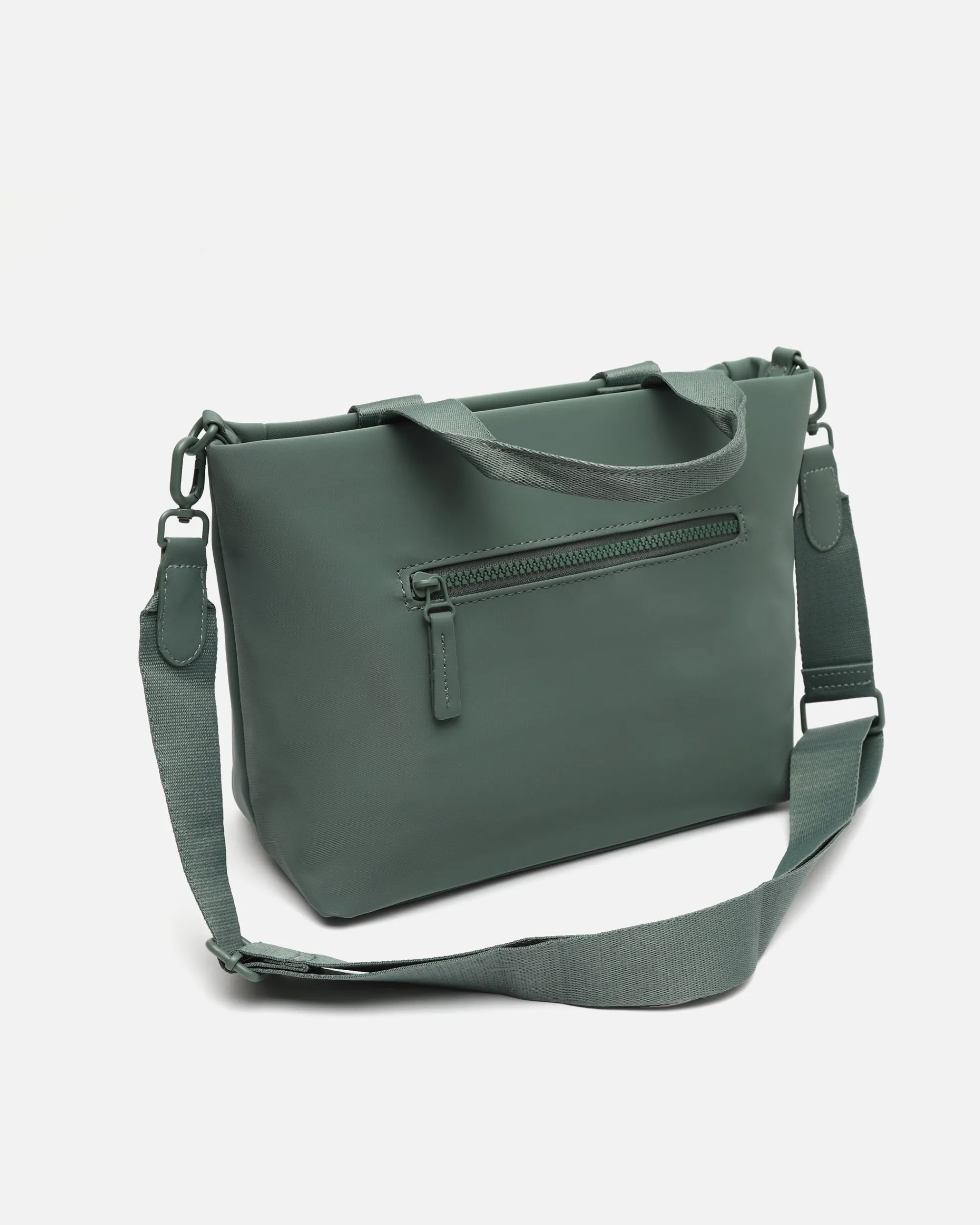 Misako Bolso tote mediano en nylon con asa bandolera extraíble