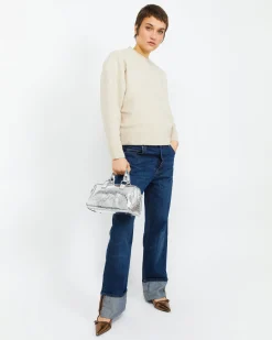 Misako Bolso tote pequeño con asa bandolera extraíble y estampado monogram