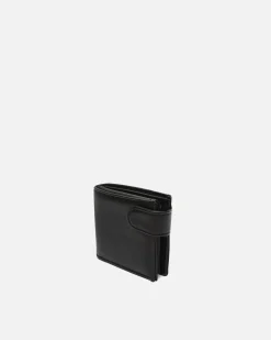 Hombre Misako Cartera con compartimento para billetes, tarjetas y monedas con cierre