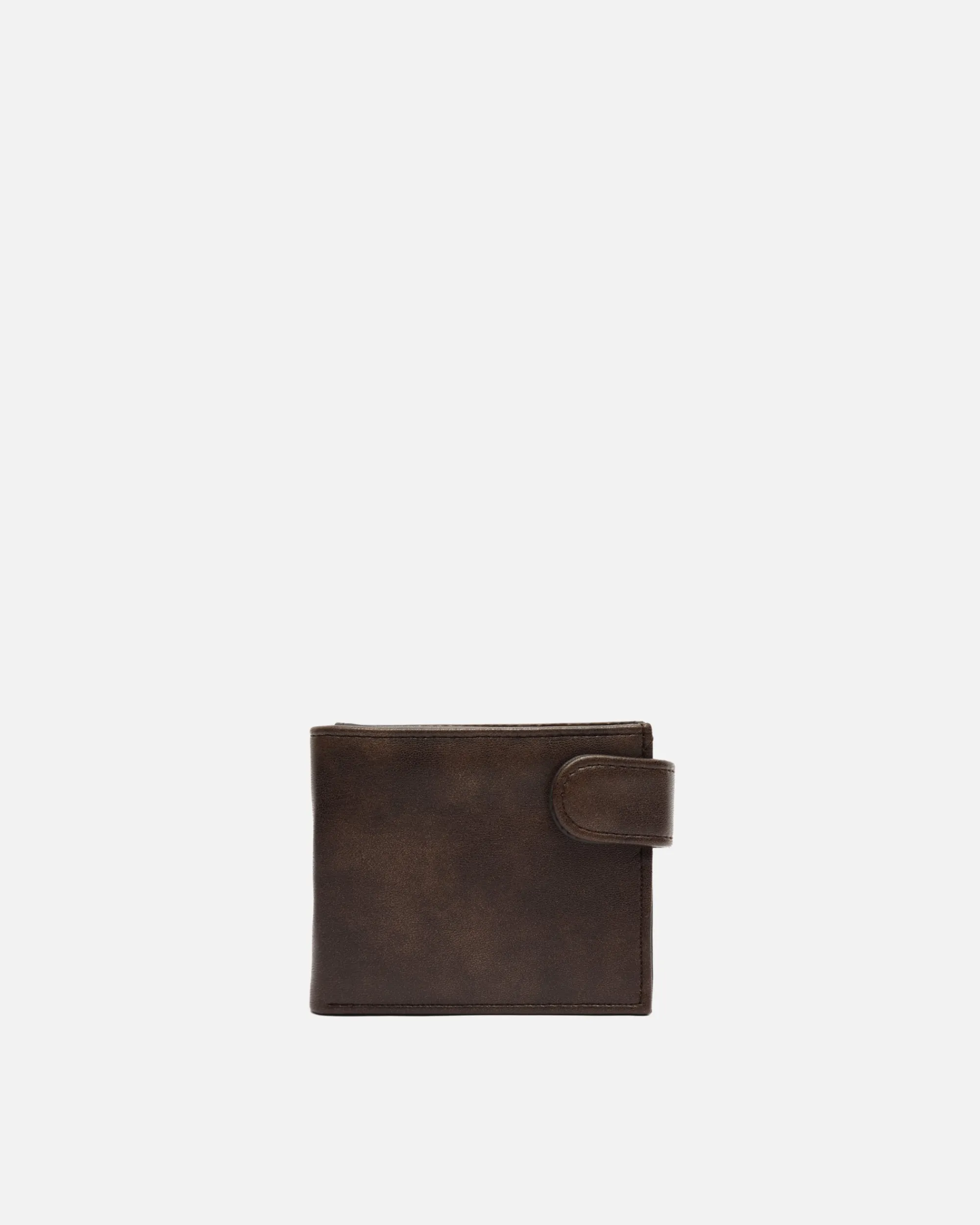 Hombre Misako Cartera con compartimento para billetes, tarjetas y monedas con cierre