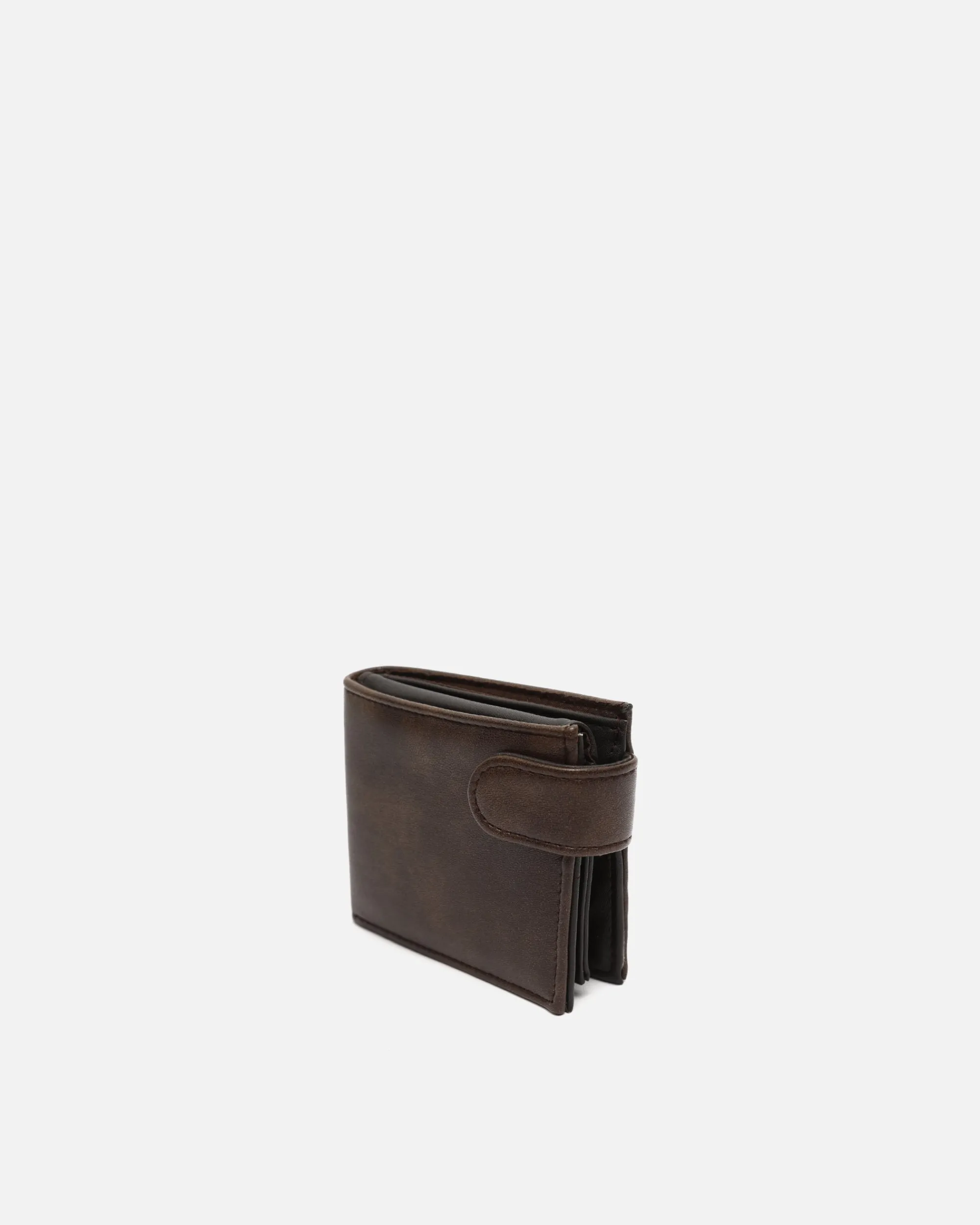 Hombre Misako Cartera con compartimento para billetes, tarjetas y monedas con cierre