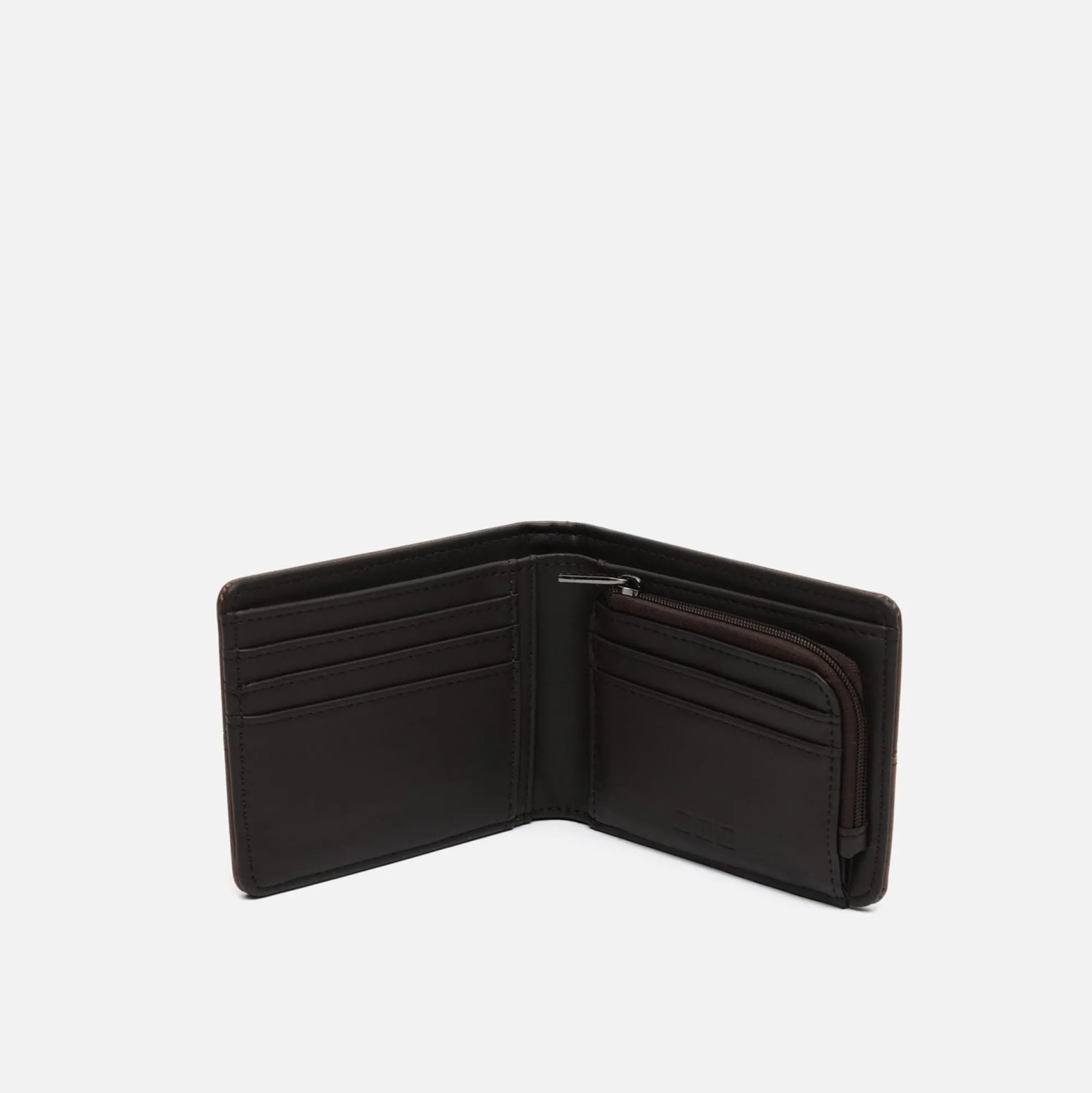 Hombre Misako Cartera con compartimento para billetes, tarjetas y monedas