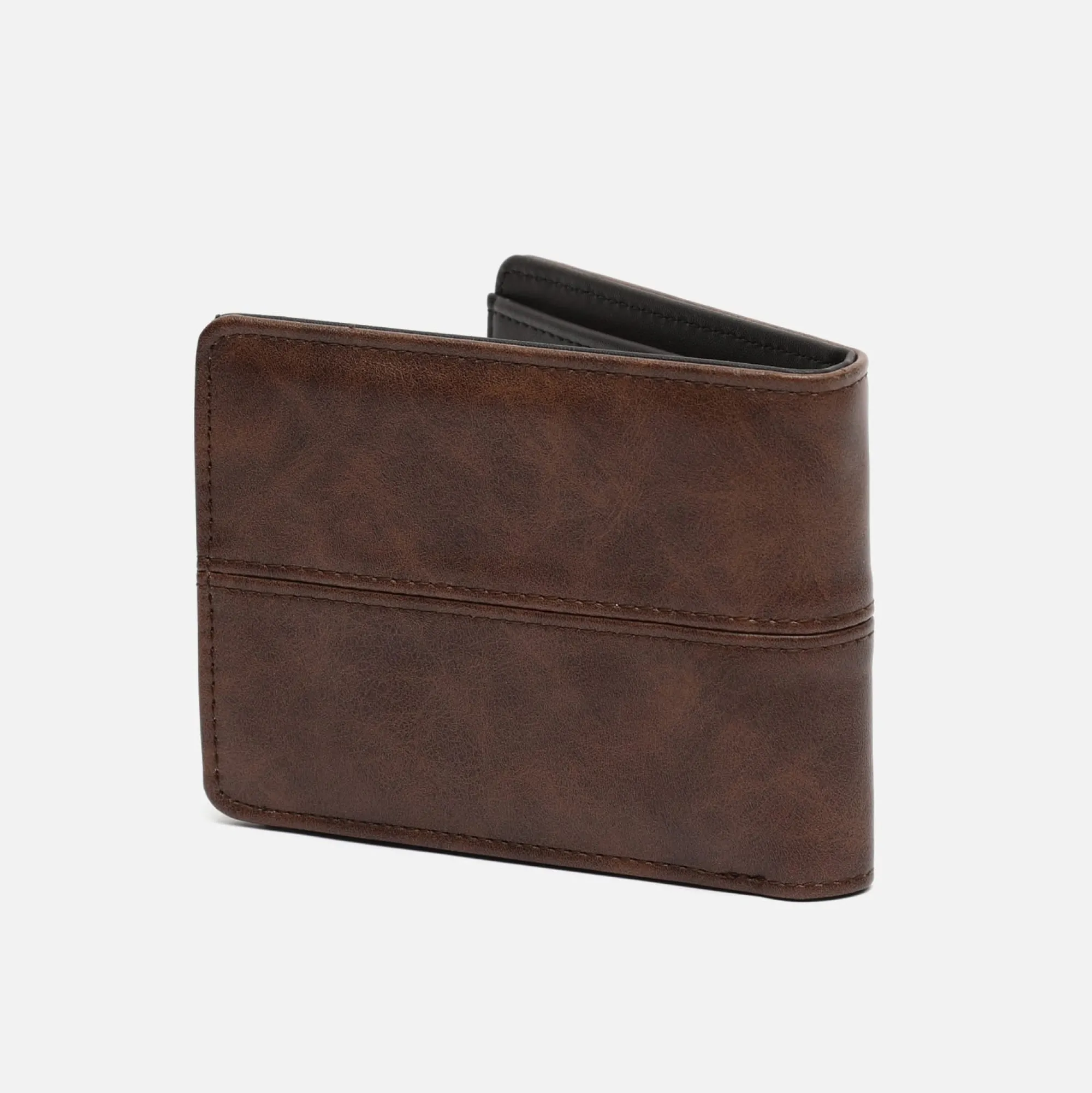 Hombre Misako Cartera con compartimento para billetes, tarjetas y monedas