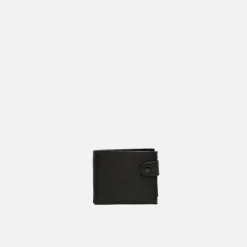Hombre Misako Cartera con compartimento para billetes, tarjetas y monedas con cierre