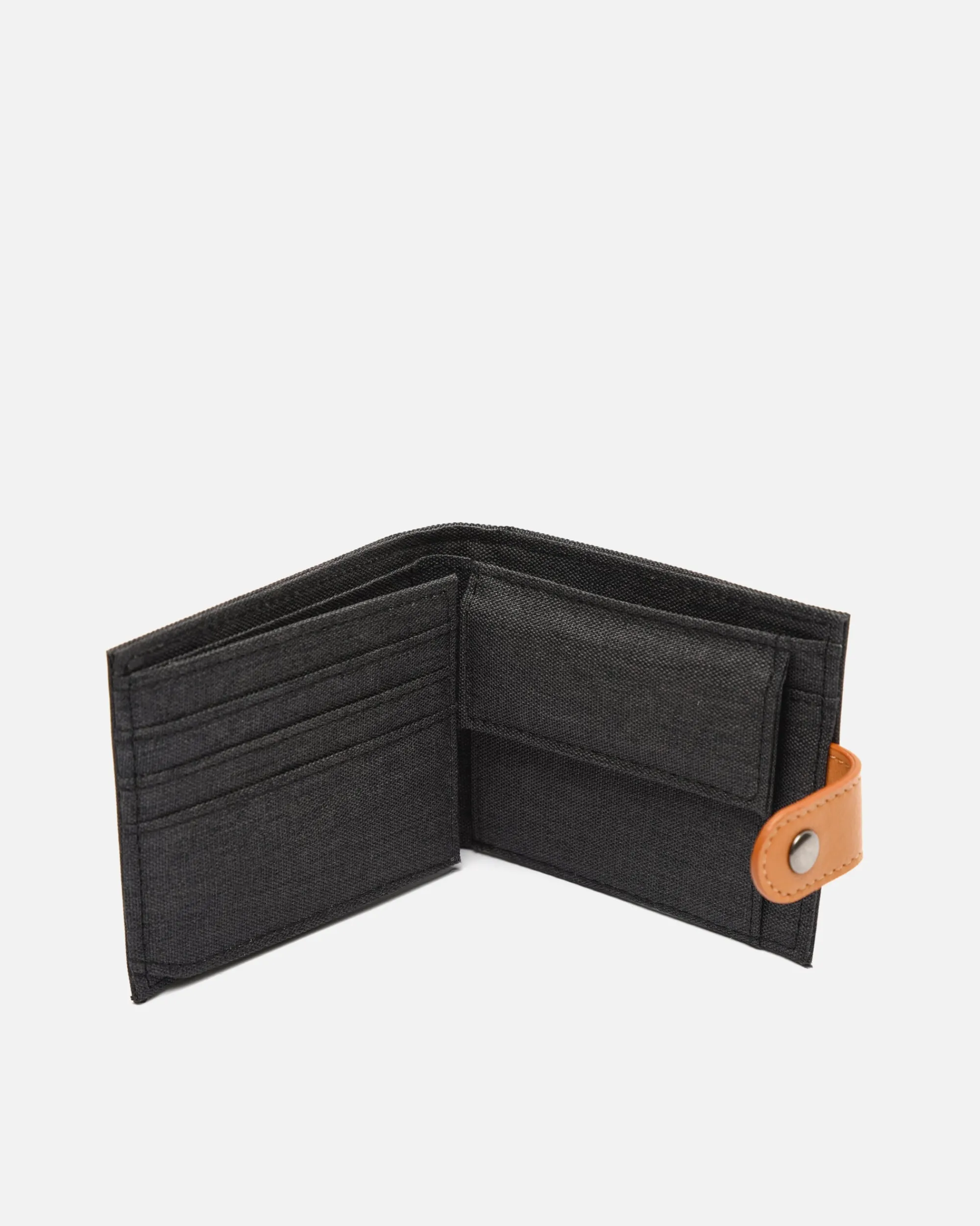 Hombre Misako Cartera con compartimento para billetes, tarjetas y monedas con cierre