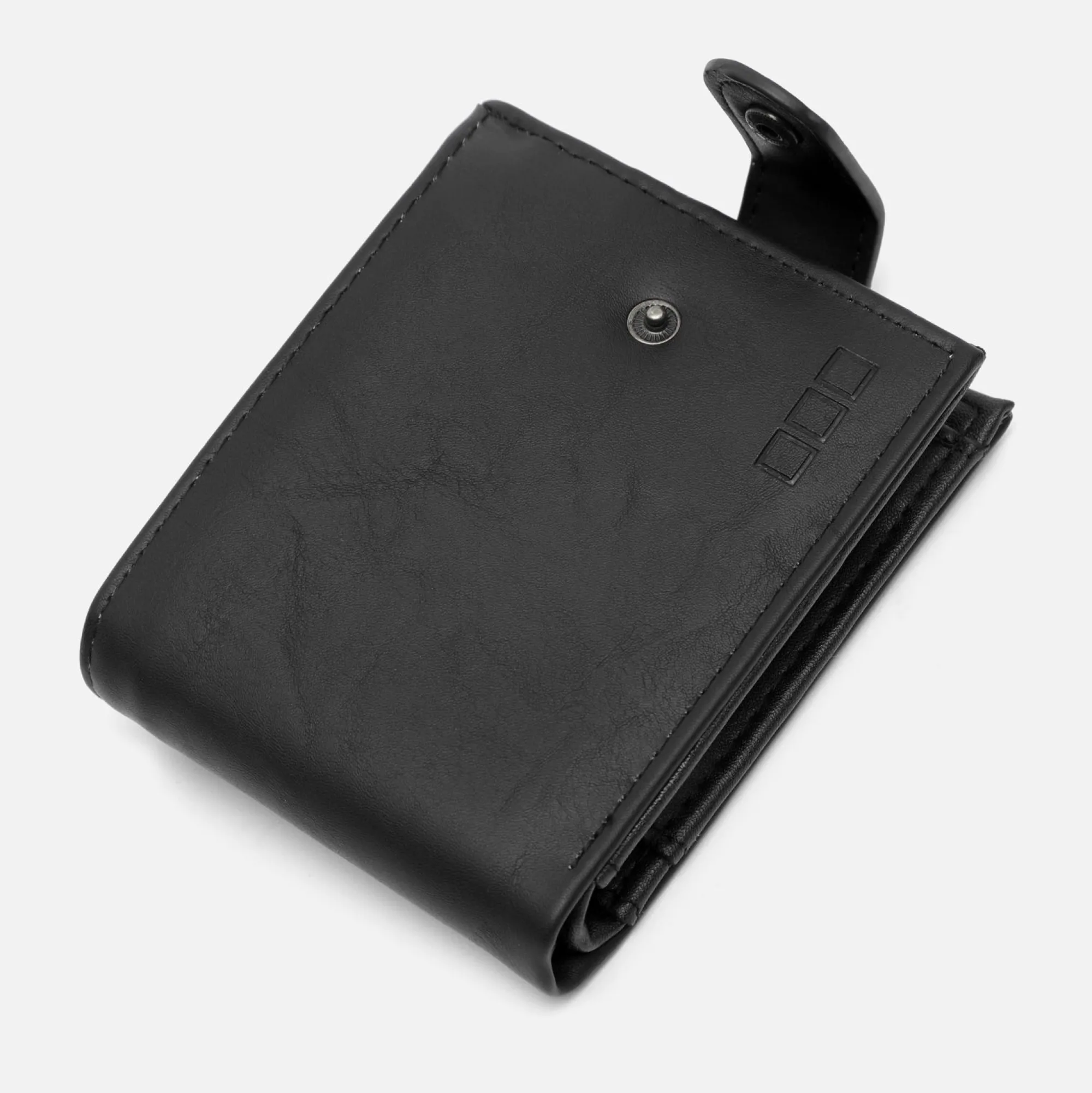 Hombre Misako Cartera con compartimento para billetes, tarjetas y monedas con cierre