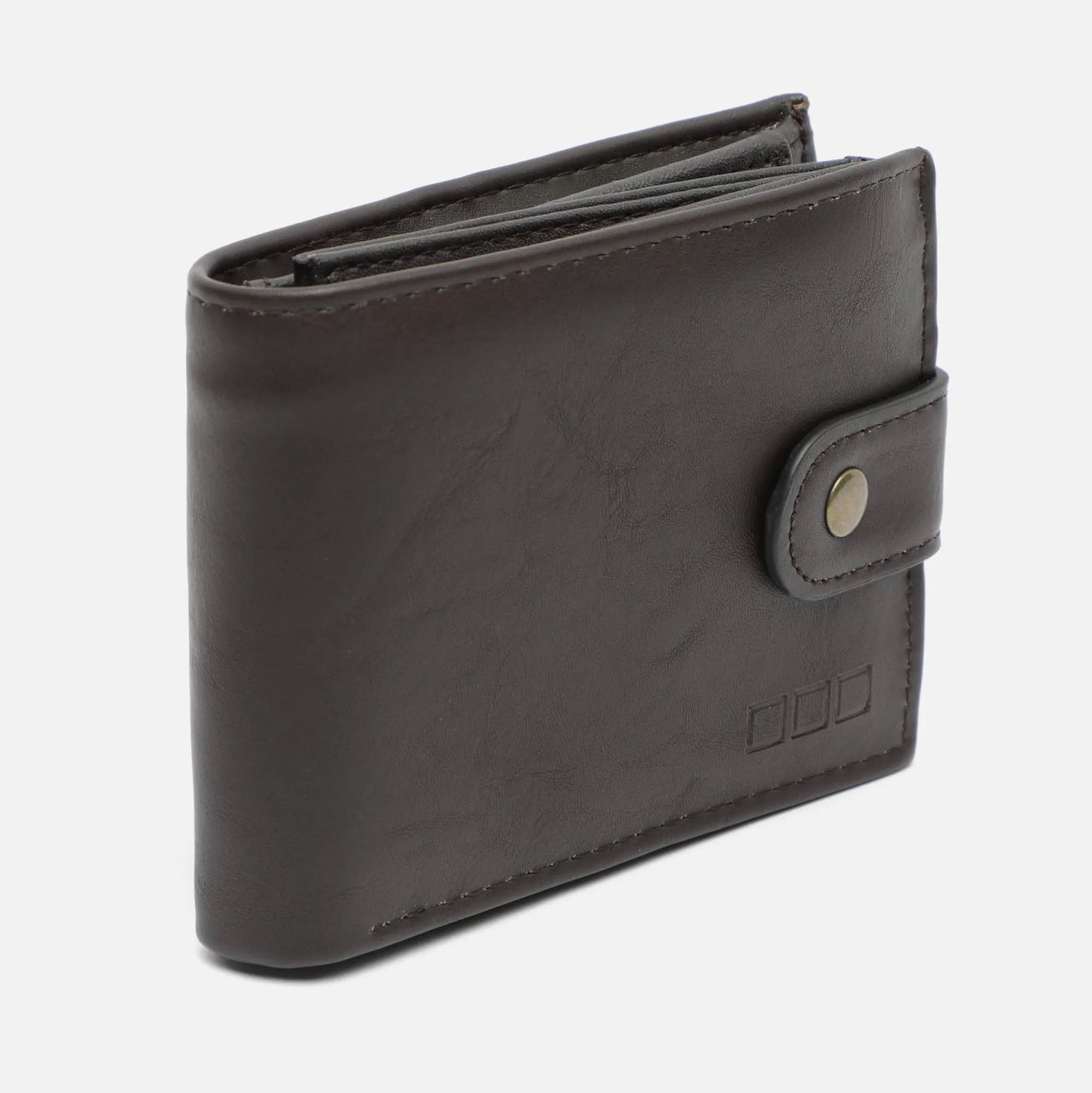 Hombre Misako Cartera con compartimento para billetes, tarjetas y monedas con cierre
