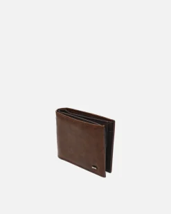 Hombre Misako Cartera con compartimento para billetes, tarjetas y monedas