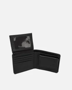 Hombre Misako Cartera con compartimento para billetes, tarjetas y monedas