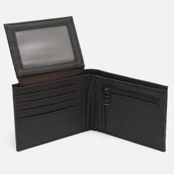 Hombre Misako Cartera con compartimento para billetes, tarjetas y monedas