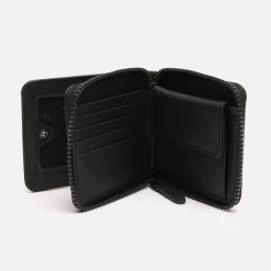 Hombre Misako Cartera con tarjetas y monedas con cierrre de cremallera