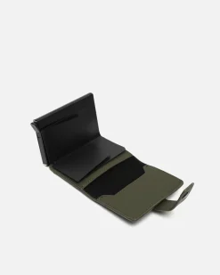 Hombre Misako Cartera pequeña con compartimento para billetes y tarjetas