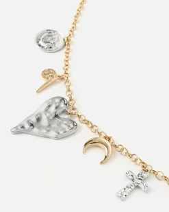 Misako Collar corto bicolor con detalles maxi