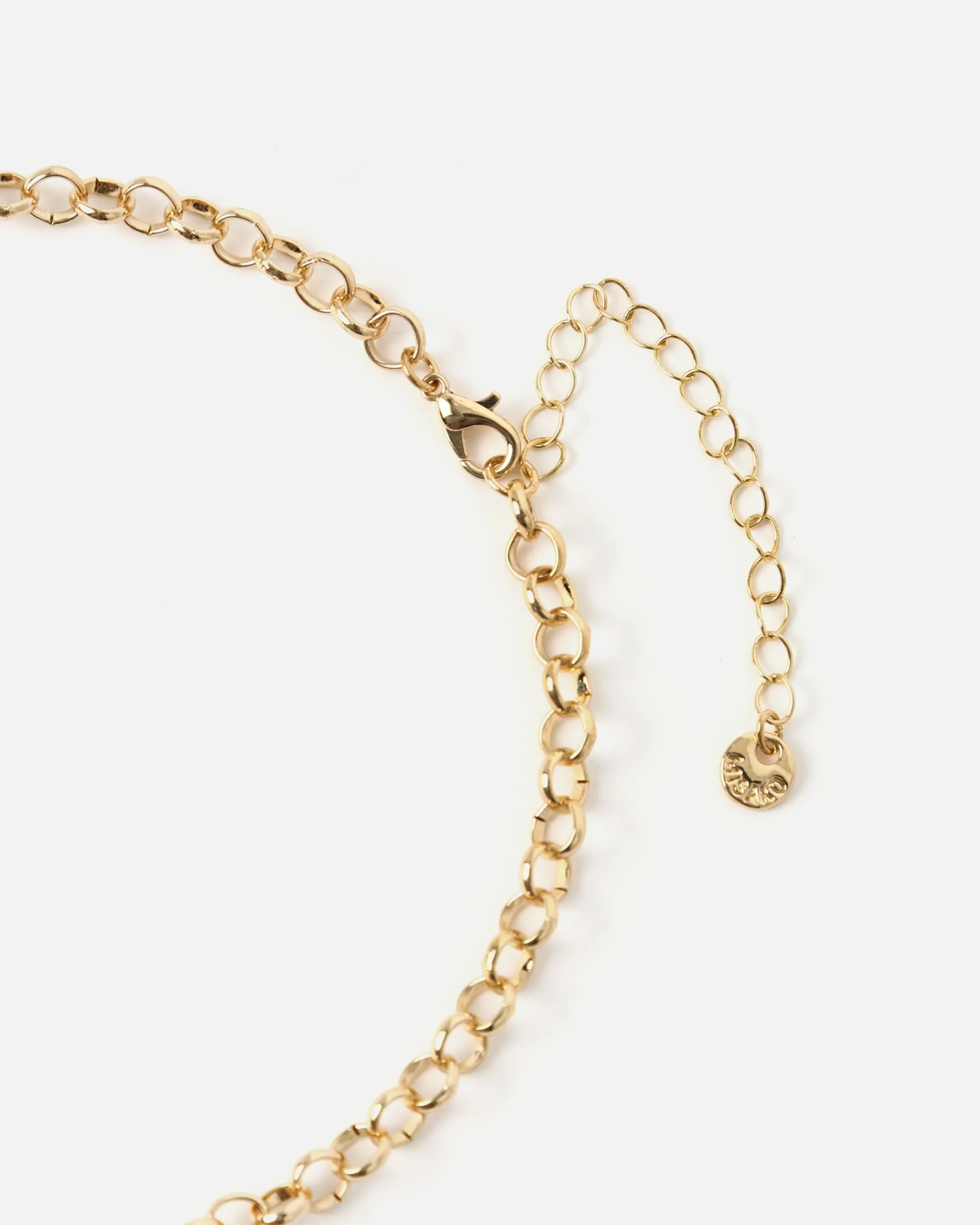 Misako Collar corto bicolor con detalles maxi