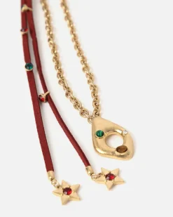 Misako Collar largo con detalles